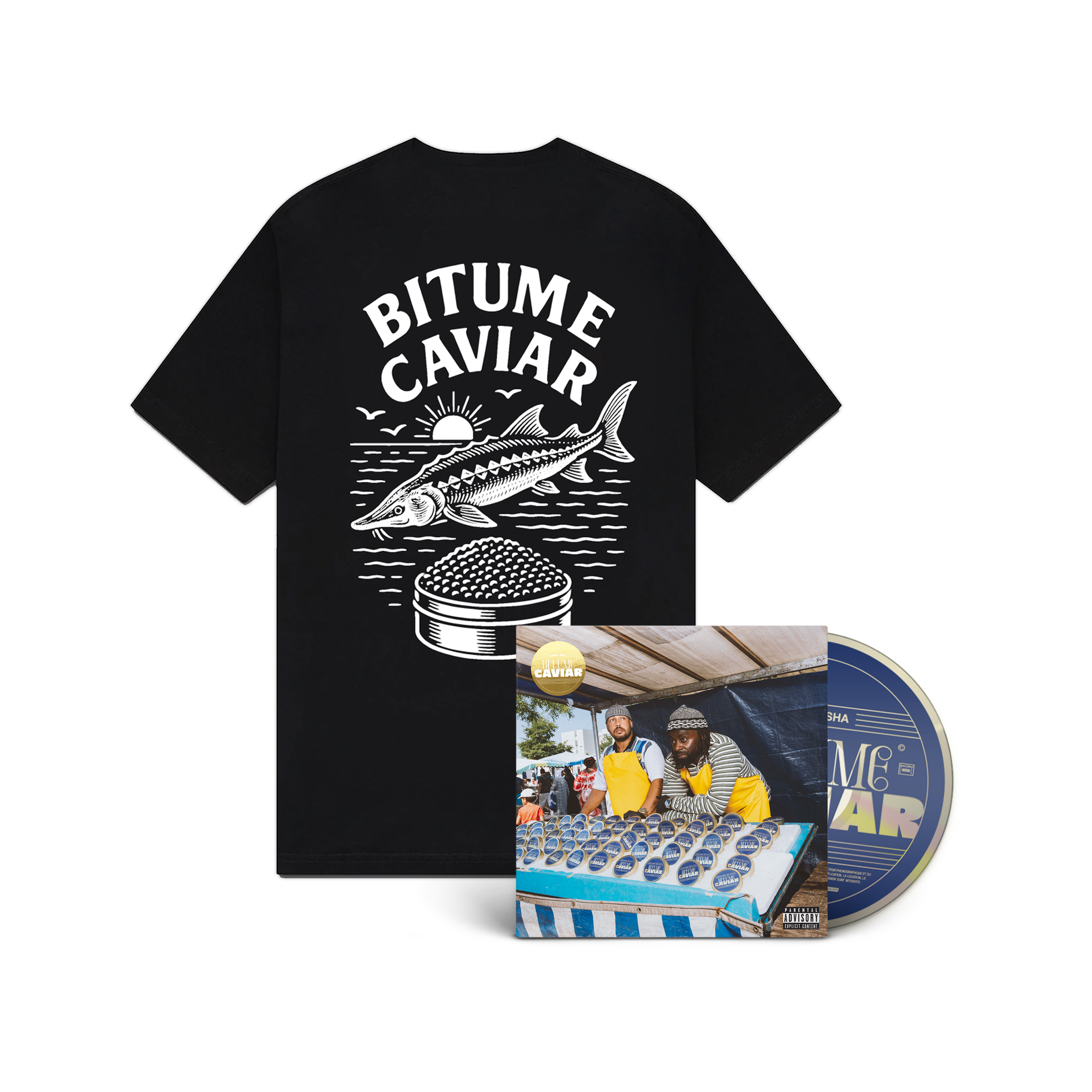CD “Bitume Caviar (Vol. 2)“ + T-shirt
